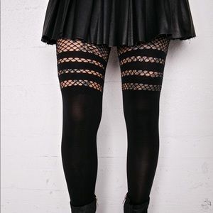 Dolls Kill - Leg Avenue Faux Thigh High Tights